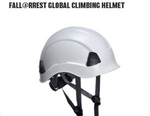 Climbing helmet in white