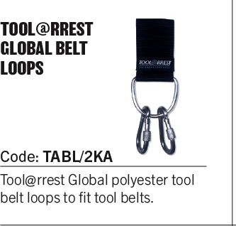 Tool belt loop to fit tool belts