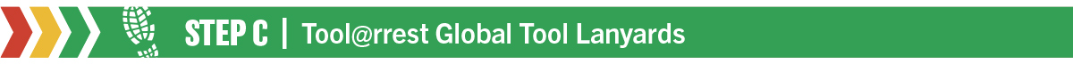 Step C Tool arrest global tool lanyards logo